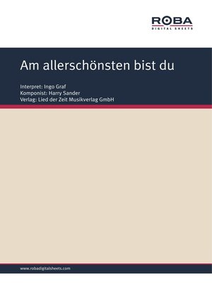 cover image of Am allerschönsten bist du